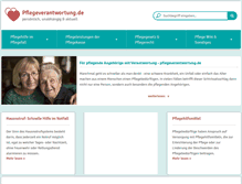 Tablet Screenshot of pflegeverantwortung.de